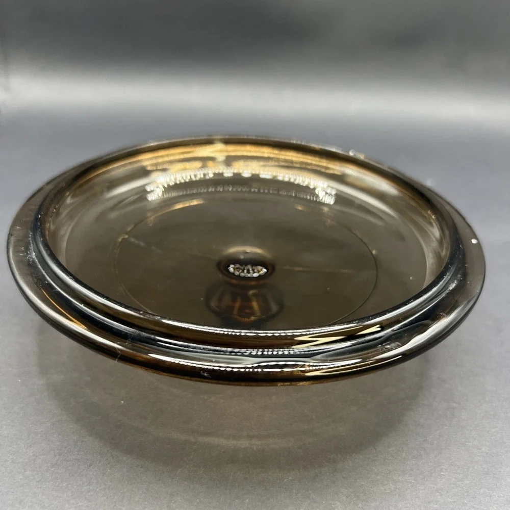 Pyrex Corning Ware Visions P81C Amber Replacement Glass Lid 6